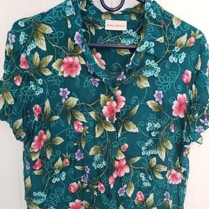 Jaclyn Smith Button Top